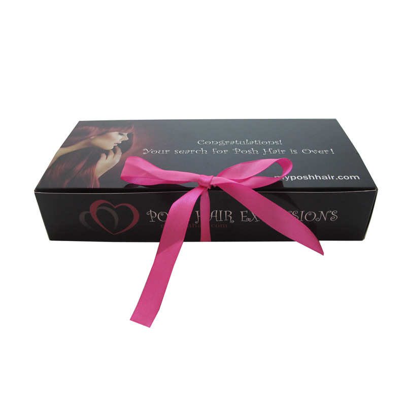 一片式折叠纸盒  一片式折叠假发盒 欢迎询价