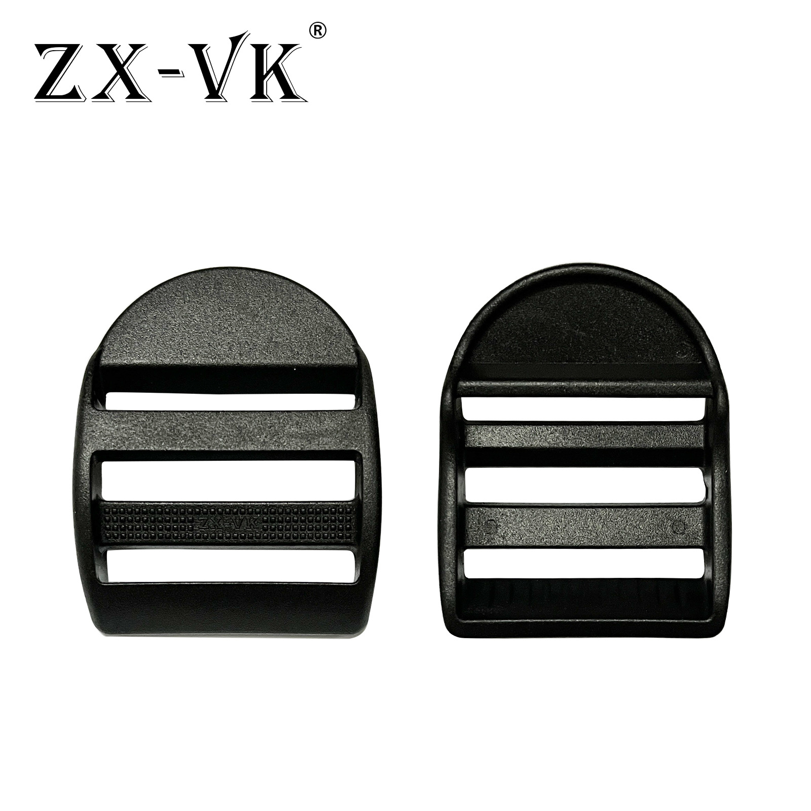 Ventas directas de fábrica 38mm de alta calidad mochila hebilla ajustable hebilla de ojo curvado POM trapezoidal hebilla de cuatro engranajes hebilla de escalera de plástico image 5