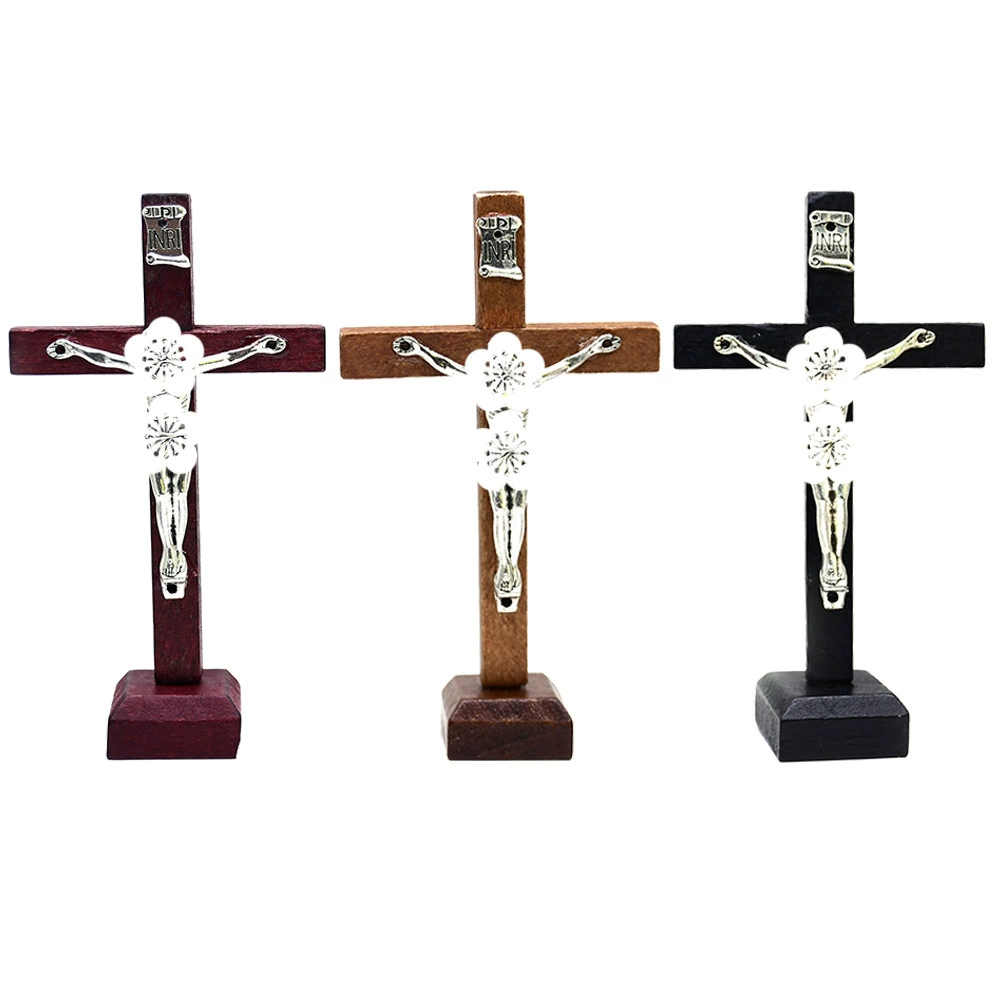 Пасхальные деревянные кресты, украшения для дома, ручная работа, деревянные поделки из массива дерева, подарки