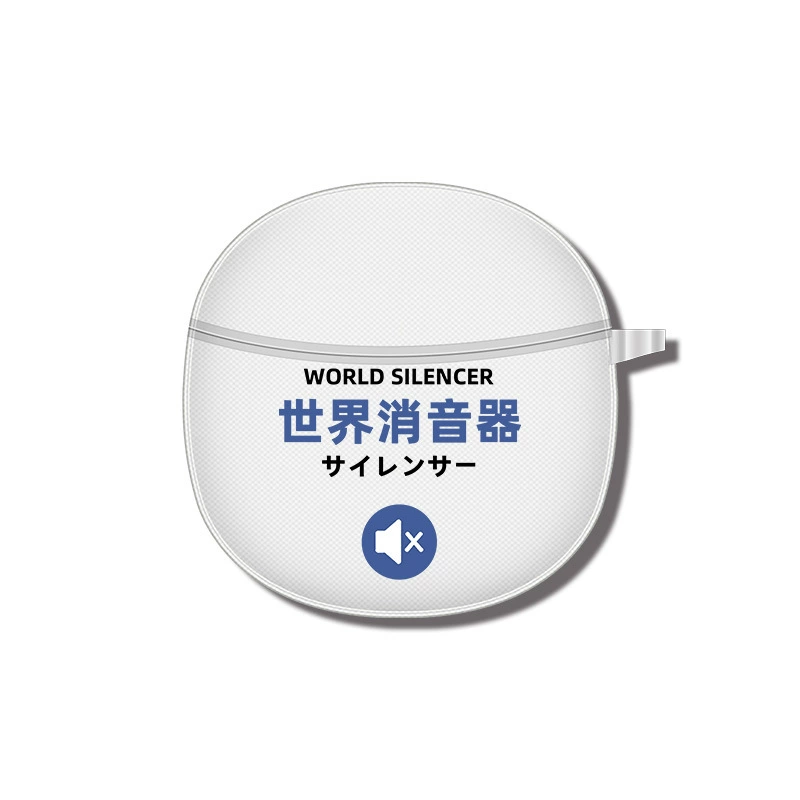 Compatible wireless headphones, transparent creative cartoon protective case, bluetooth