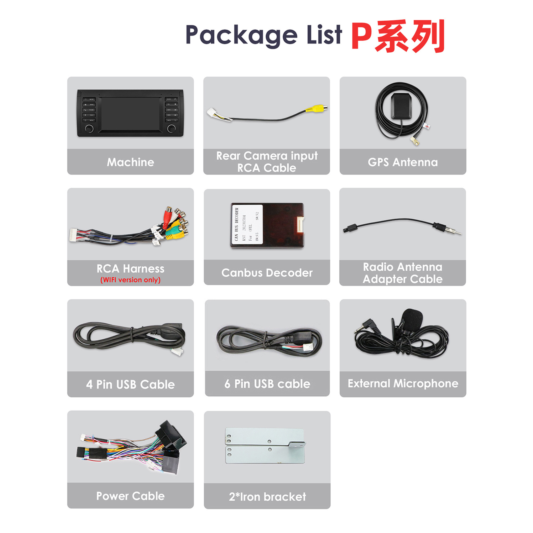 Cross-Border 7inch Suitable for Bmw E39 Android Large Screen Navigation Interconnection Mp5 Reversing Image Car Navigator Gps