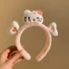 5911 Love Little Cat Plush Headband-Pink Headband