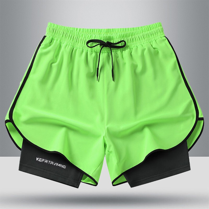 Pants Sports Shorts Men's Running Summer Ice Silk Quick-drying Marathon Fitness Three-part Pants Anti-light