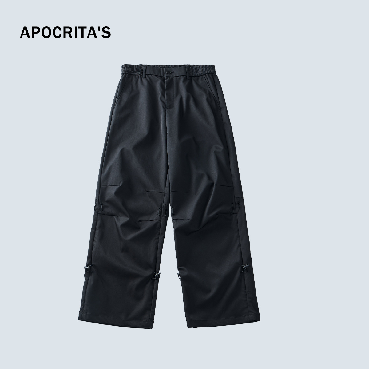 Sin devoluciones ni cambios【Liquidación por tiempo limitado a un precio súper bajo】Pantalones casuales holgados y rectos para hombre APO, para otoño e invierno