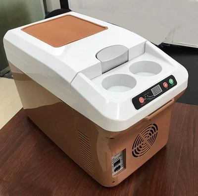 Portable Car Refrigerator Dual-Purpose Outdoor Car Truck Refrigerator Car Home Dormitory Mini Refrigerator (Soyuducular) - 15l-digital-display-model-12v24vhome-use-national-standard-220v