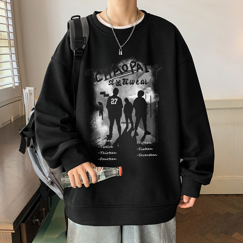 春の秋のパーカーの男の子12-15歳の高校の学生の13青少年の長袖のtシャツの14大きい子供の秋の服の上着|undefined