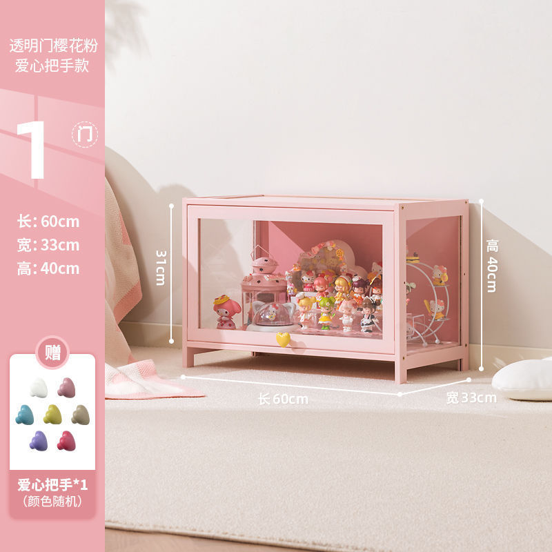 Gabinete de exhibición transparente hecho a mano acrílico caja ciega estante de exhibición joyería muñeca gabinete de almacenamiento