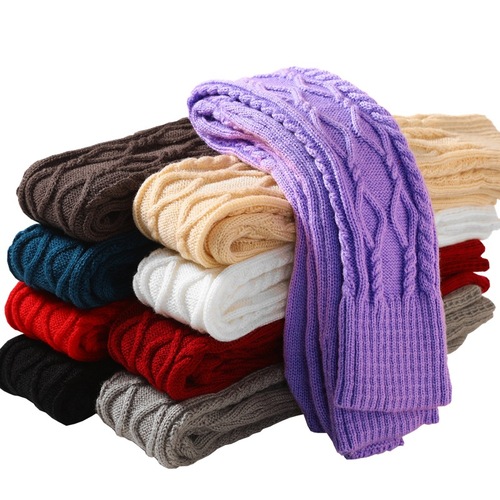 Winter thickened wool pile socks yoga dance long knee-high floor socks for women