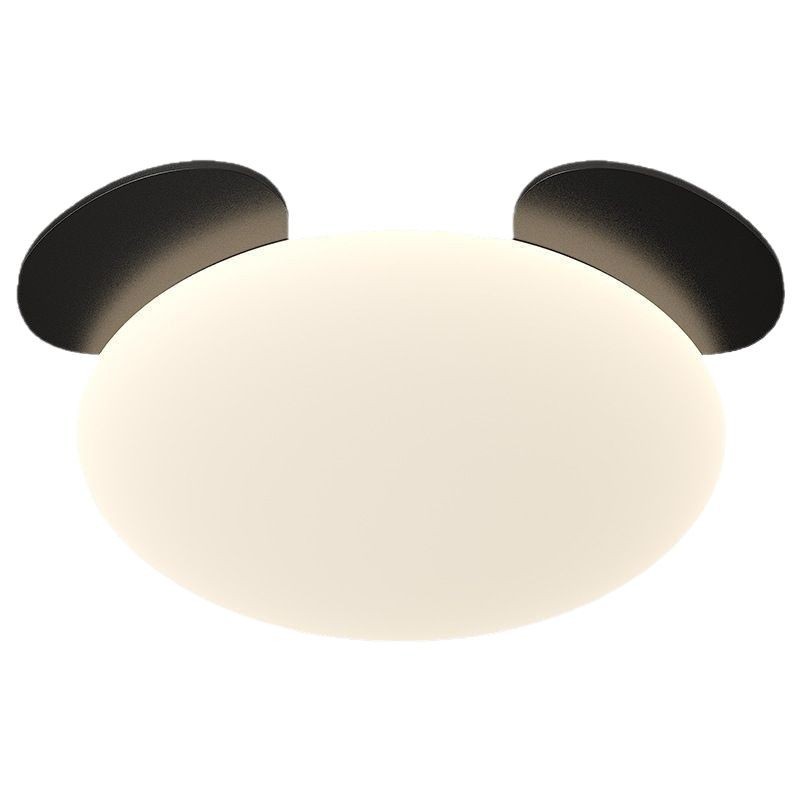 [Selección estricta] 2025 nueva habitación de niños panda de espectro completo lámpara de techo de protección de ojos ultra delgada para niños y niñas lámparas de dormitorio principal