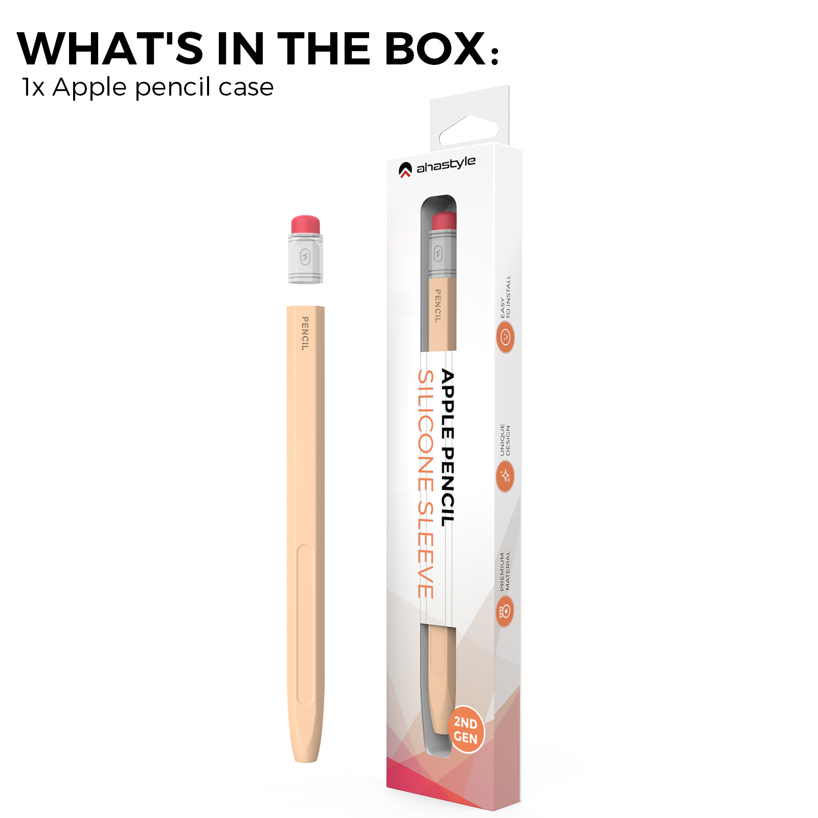 Funda protectora de silicona para bolígrafo Apple Apple Pencil pro y funda antideslizante para lápiz retro de segunda generación