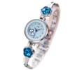 Electronic quartz fashionable swiss watch, waterproof steel belt, women's watch, Korean style