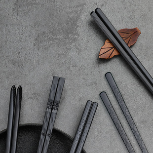 PPS Alloy Chopsticks Sunflower Sterilizable Tableware Japanese and Korean Cuisine Chopsticks Household Restaurant Supermarket Wholesale Hotel Chopsticks
