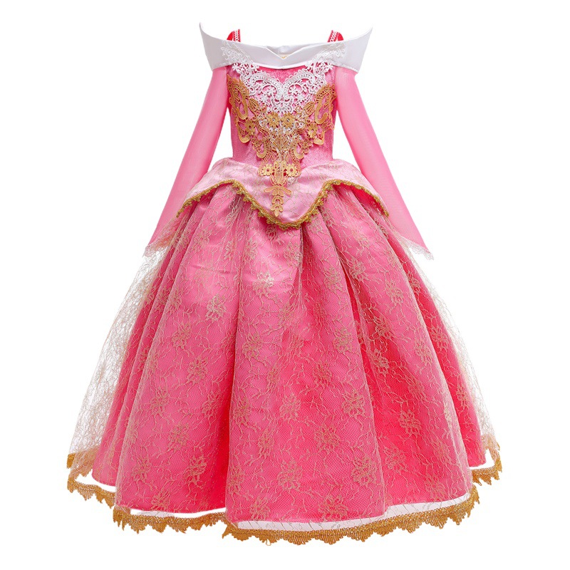 Comercio exterior transfronterizo europeo y americano niña princesa ailua vestido dormir belleza ailua vestido niña vestido de cumpleaños de estilo occidental