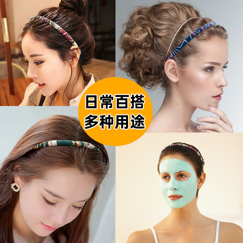 Banda de pelo de estilo coreano al por mayor Peine del pelo accesorios para el cabello lavado de la cara presionando diadema dentada antideslizante horquilla elegante dulce Internet celebridad banda de pelo