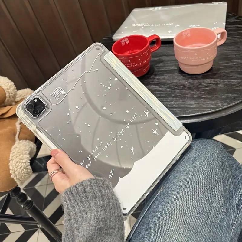 ブルーラインブレスレットタブレット保護カバー iPad Pro11 2024/10th/10.2/10.9/9.7|undefined
