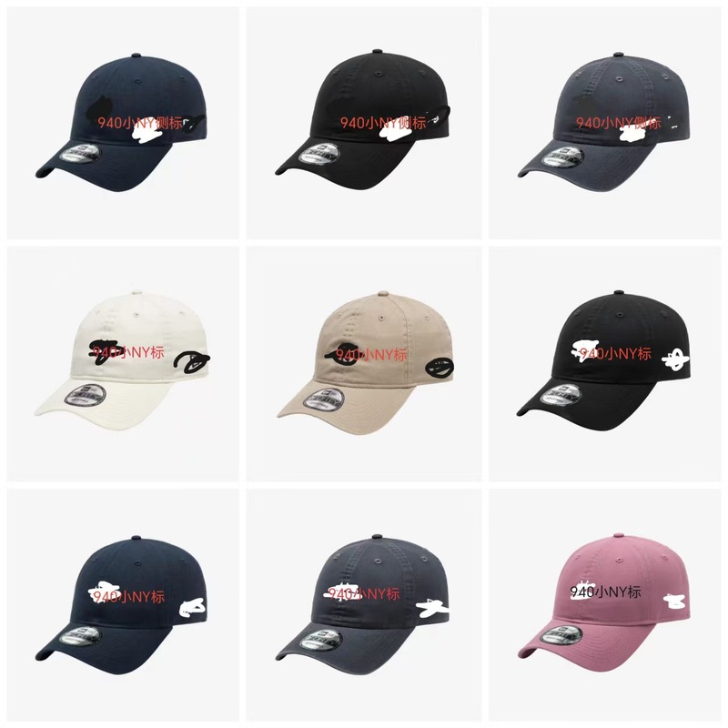 Newera New Era 帽子 940 ソフトトップ スモールラベル NY ピークキャップ フェイスショーツ ベースボールキャップ 男女兼用 アウトドア 日焼け止め|undefined