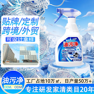 Oem Oil Stain Cleaner, Housekeeping Special Kitchen Oil Fume Cleaner, Powerful Decontamination Range Hood Cleaner, Customized