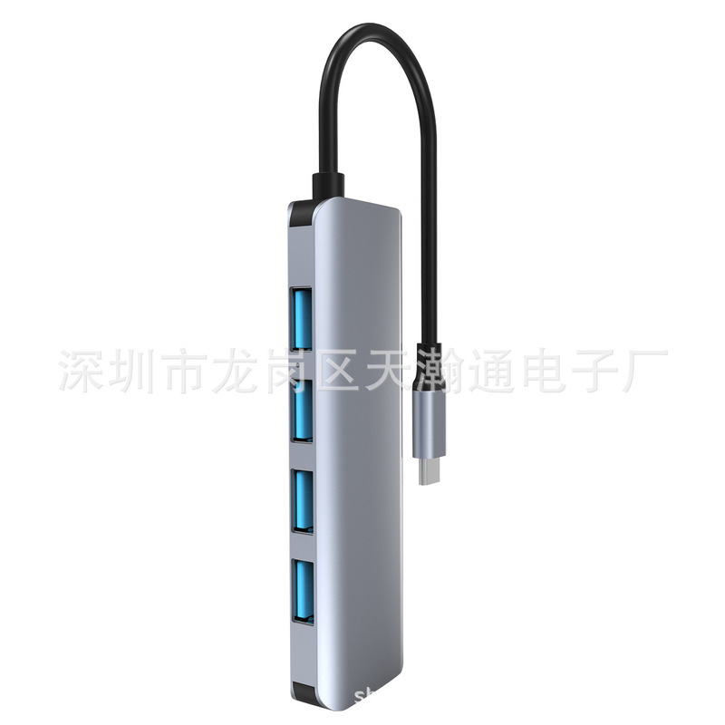 USB C Hub 4K 30Hz 6-in-1 Usb-C Docking Station MacBook Pro Supports M1 M2