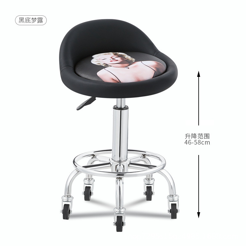 Fábrica directa silla de bar silla de bar elevación silla giratoria silla de respaldo silla casera alta silla de cajero image 37