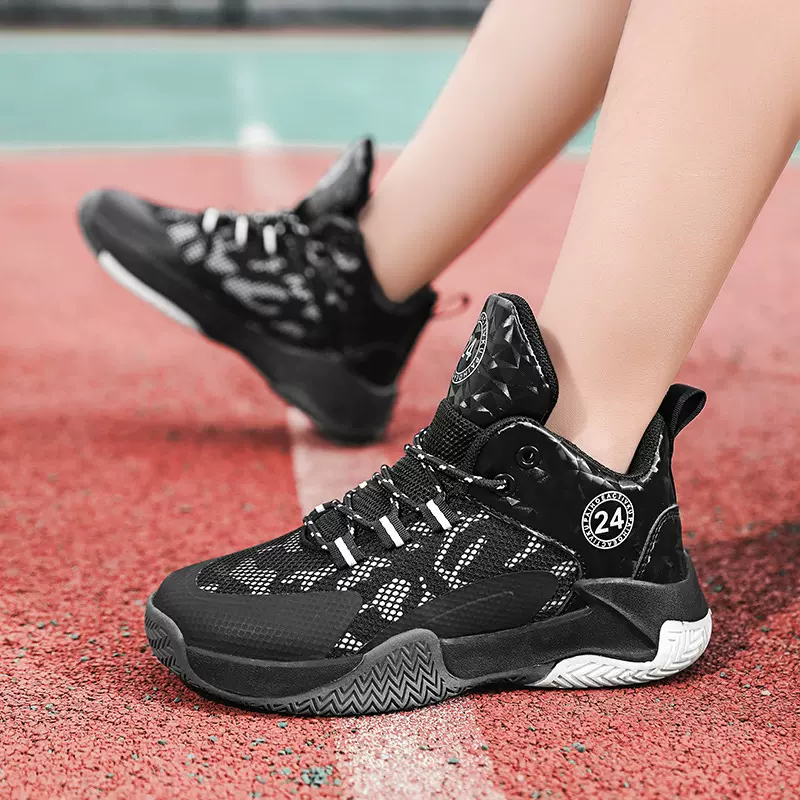 2024篮球鞋跨境儿童跑步运动鞋耐磨防滑透气中大童休闲跑鞋