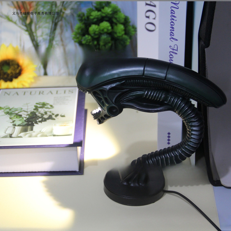 跨境新品  ALIEN LAMPS  外星生物灯架 卧室家庭装饰灯品树脂摆件|undefined
