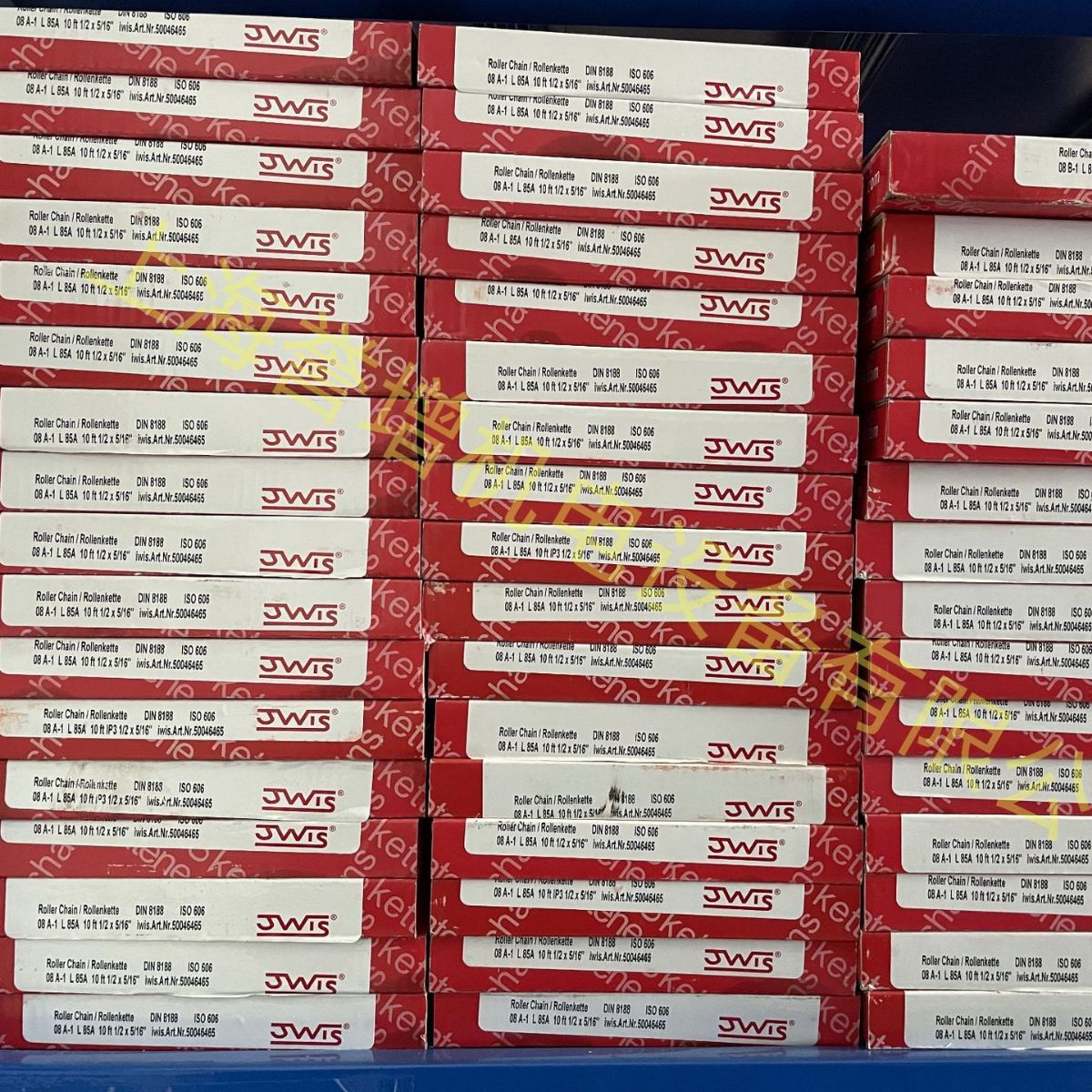 抗拉伸 现货 德国原装进口JWIS  IWIS 08A-1链条40 4分碳钢链条