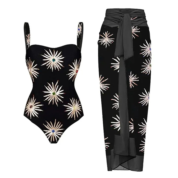 Women's Floral 1 Piece One Piece Swimwear display picture 9