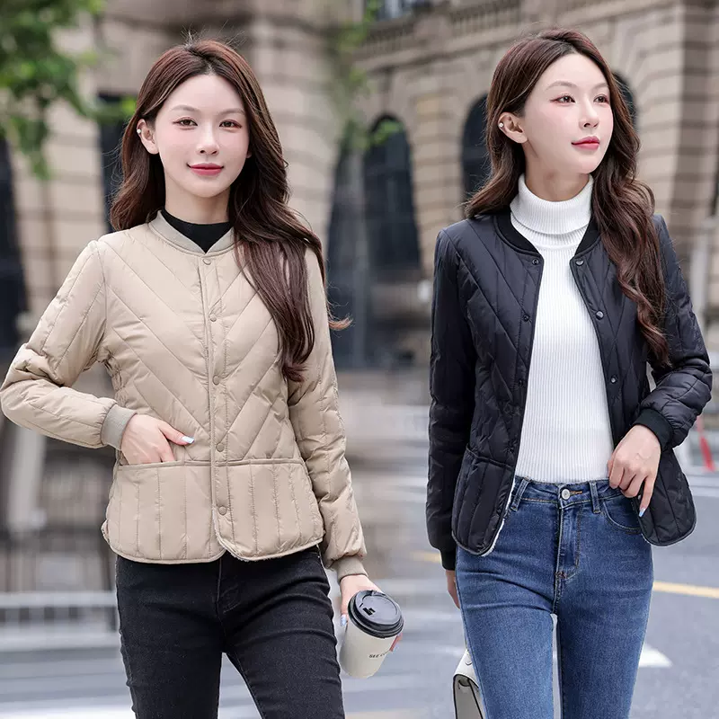 棉衣女短款内胆加绒棉服2025年冬季中年修身打底内外穿保暖棉袄套