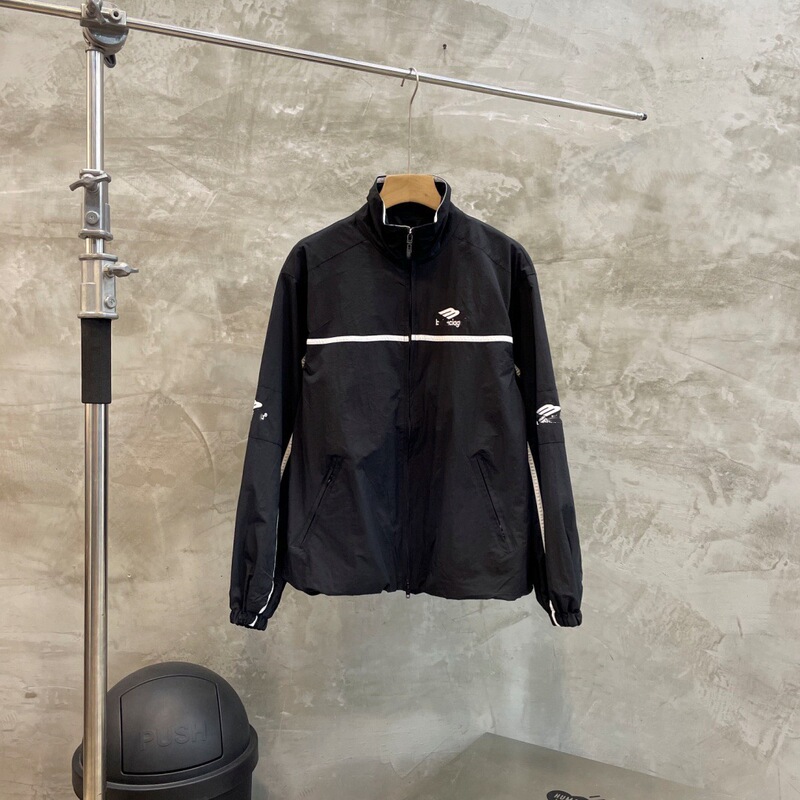 高品原標パリB家3B刺繍白条走秀金曾舜希同項突撃服ジャケット男女|undefined