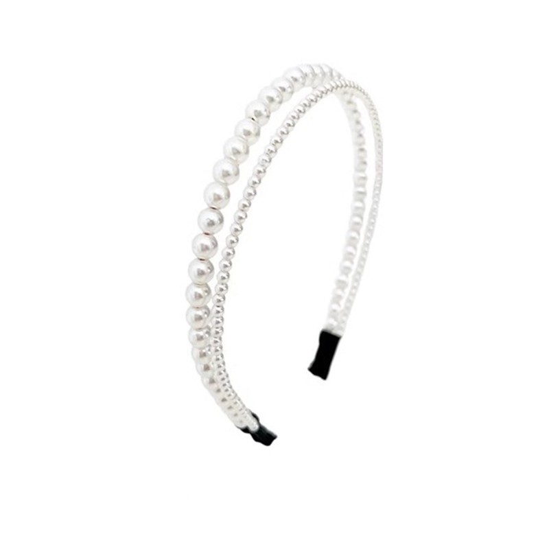 Diadema de súper hadas para niños tocado de perlas para bebés 2025 nuevo flequillo horquilla de cabello roto Mori diadema de hadas accesorios para el cabello