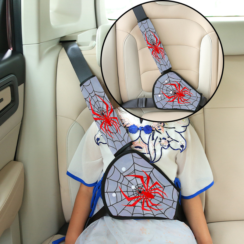 Protector de Hombro para Cinturón Set de 2 Piezas de Poliéster Suave para Auto