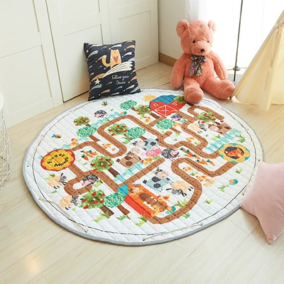 Avtomobil döşəmə paspasları: Mat Storage Bag - maze-hiding-cat-diameter-15m-thickness-1cm