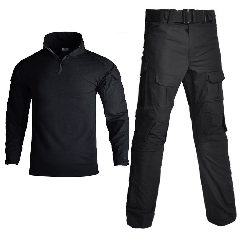 Traje Táctico de Camuflaje de Mezcla de Algodón, Transpirable y Resistente al Desgaste, para Entrenamiento