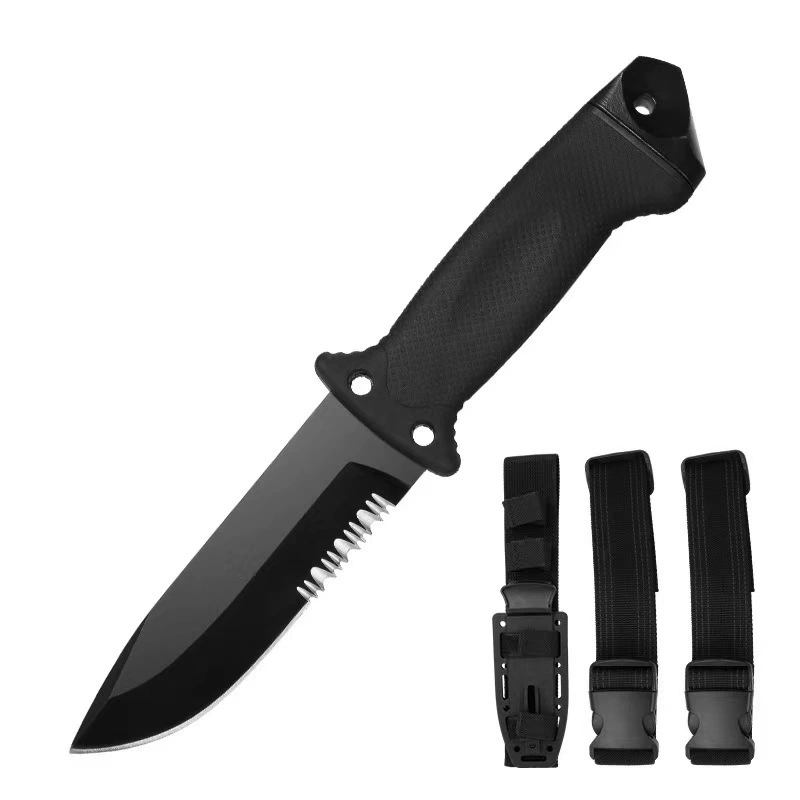 Кроссбордер новый outdoor выживатель солдат прямой нож походный портативный с высокой твердостью фруктовый нож самозащита выживание нож