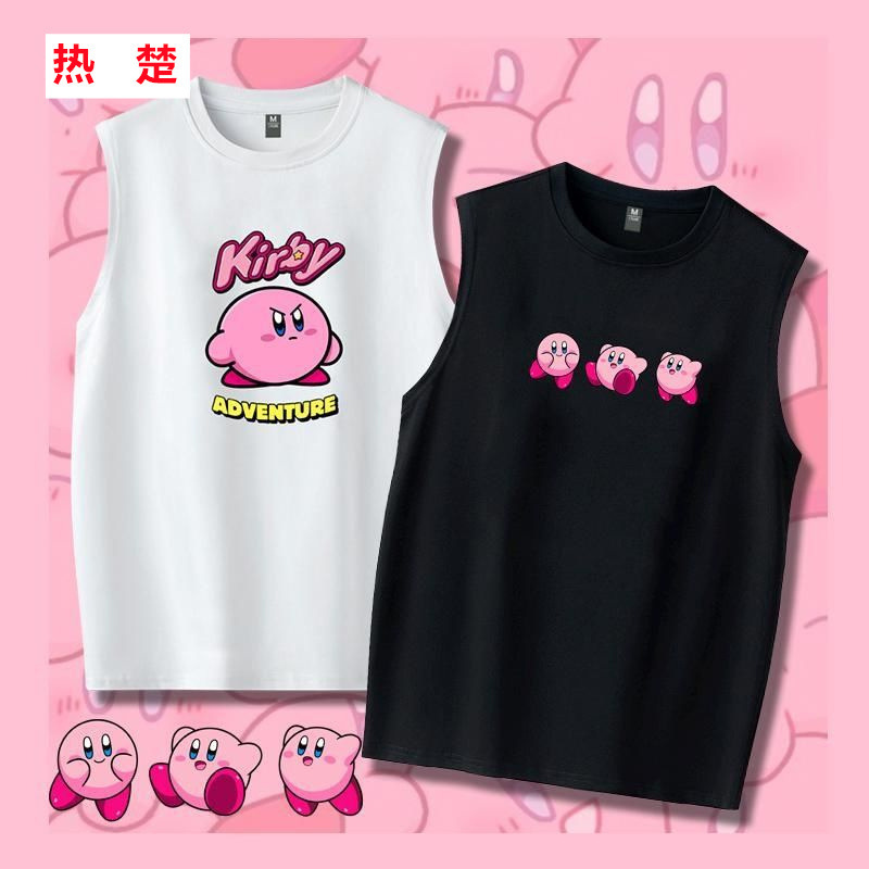 Japanese Anime Star Kabi Cute Cute Cute Cute Sleeveless T-shirt Girls' Dress Couple Dress Large Size Vest Trendy 12 Japanese Anime Star Kabi Cute Cute Cute Cute Sleeveless T-shirt Girls' Dress Couple Dress Large Size Vest Trendy 12
