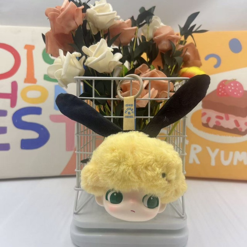 新製品 DIMOMO 小頭シリーズビニールぬいぐるみキーホルダー女の子かわいいバッグペンダント車のキーチェーンバッチ|undefined
