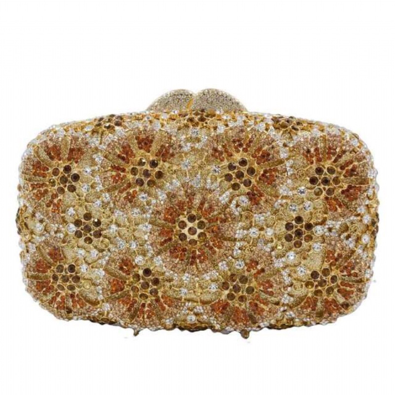 Dente de león hueco con patrón de diamantes bolsas de banquete europeas y estadounidenses cruzados diamantes bolsas de mano bolsas de noche de mujer embrague