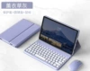 Lavender protective case, keyboard, mouse
