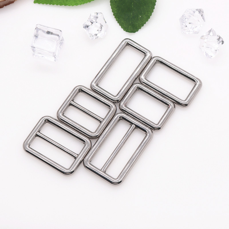 廠家批發不鏽鋼無縫方扣箱包皮具五金配件織帶扣背帶日字排調節扣