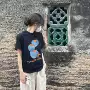 印花宽松打底短袖t恤