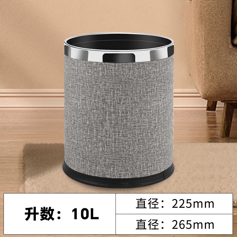 10L anillo de plata gris claro