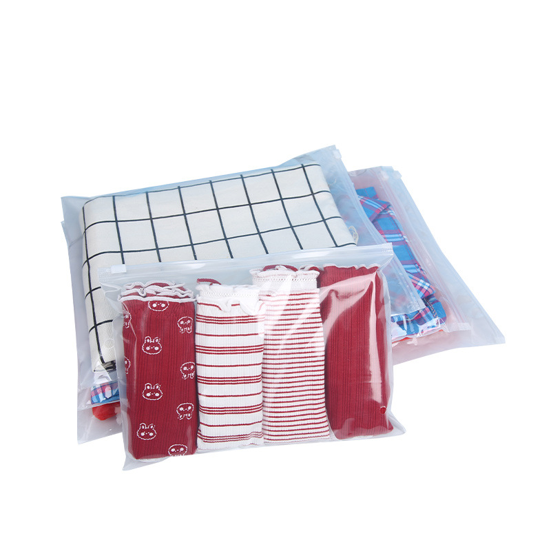 Ropa interior bolsa de cremallera plástico Eva ropa bolsa de hueso juguete joyería sujetador esmerilado bolsa ropa joyería bolsa de embalaje