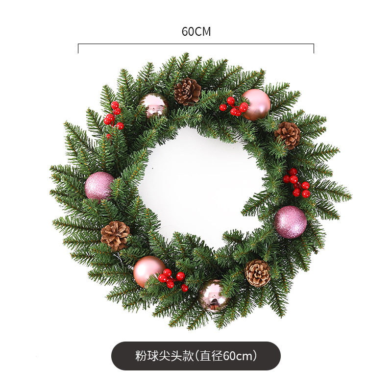 Navidad guirnalda 30/40/50/60cm árbol de Navidad Festival decoración regalo creativo decoración colgante diseño de la escena de la decoración