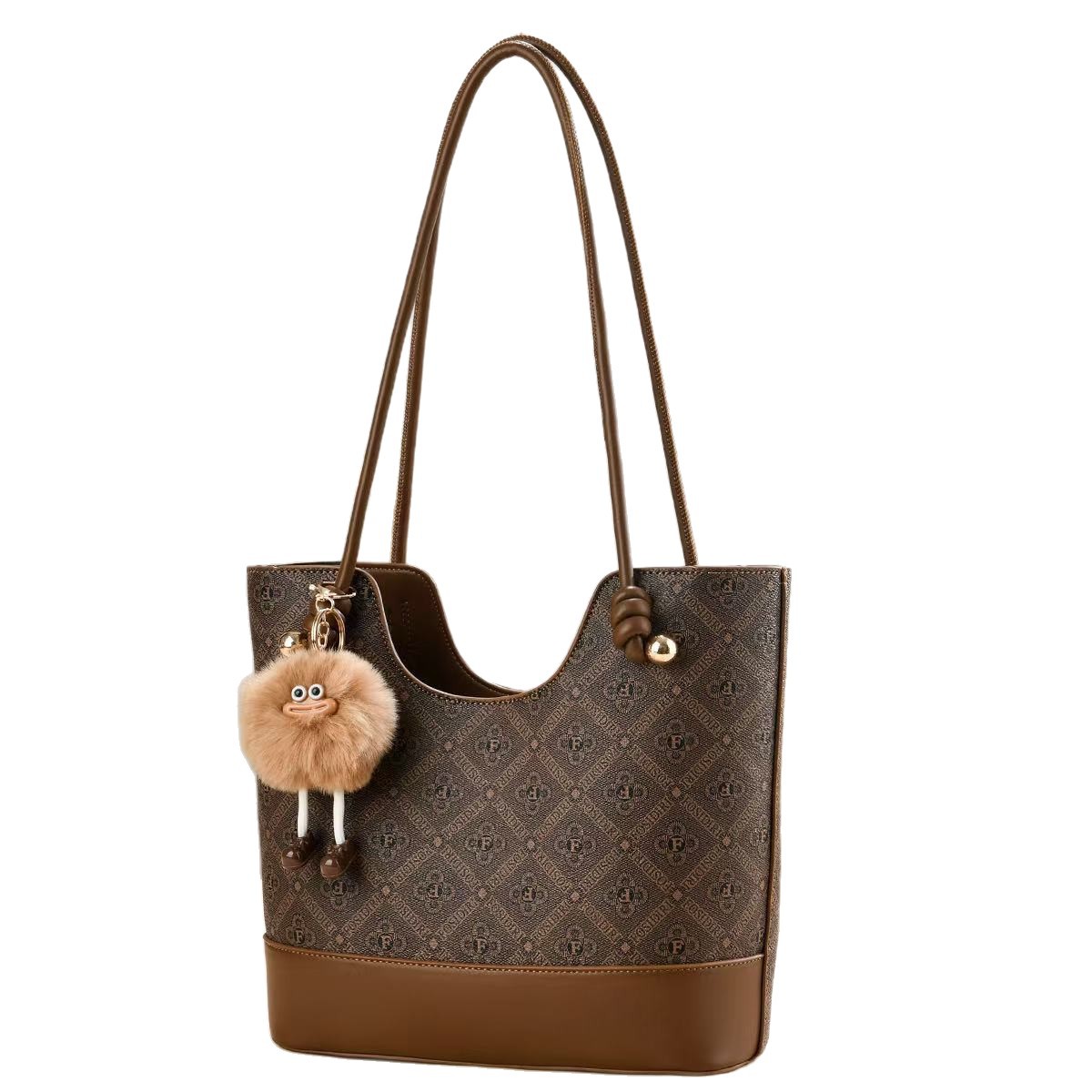 Plaid Daisy impresión muñeca colgante bolso de mano de moda casual bolso de mano totebag