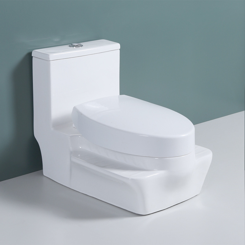 Chaozhou inodoro de doble uso en cuclillas, inodoro doméstico integrado, inodoro antiodor y antideslizante de tipo de empuje directo