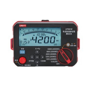 优利德绝缘电阻测试仪UT501E不断电快速高精度电阻表数字兆欧表