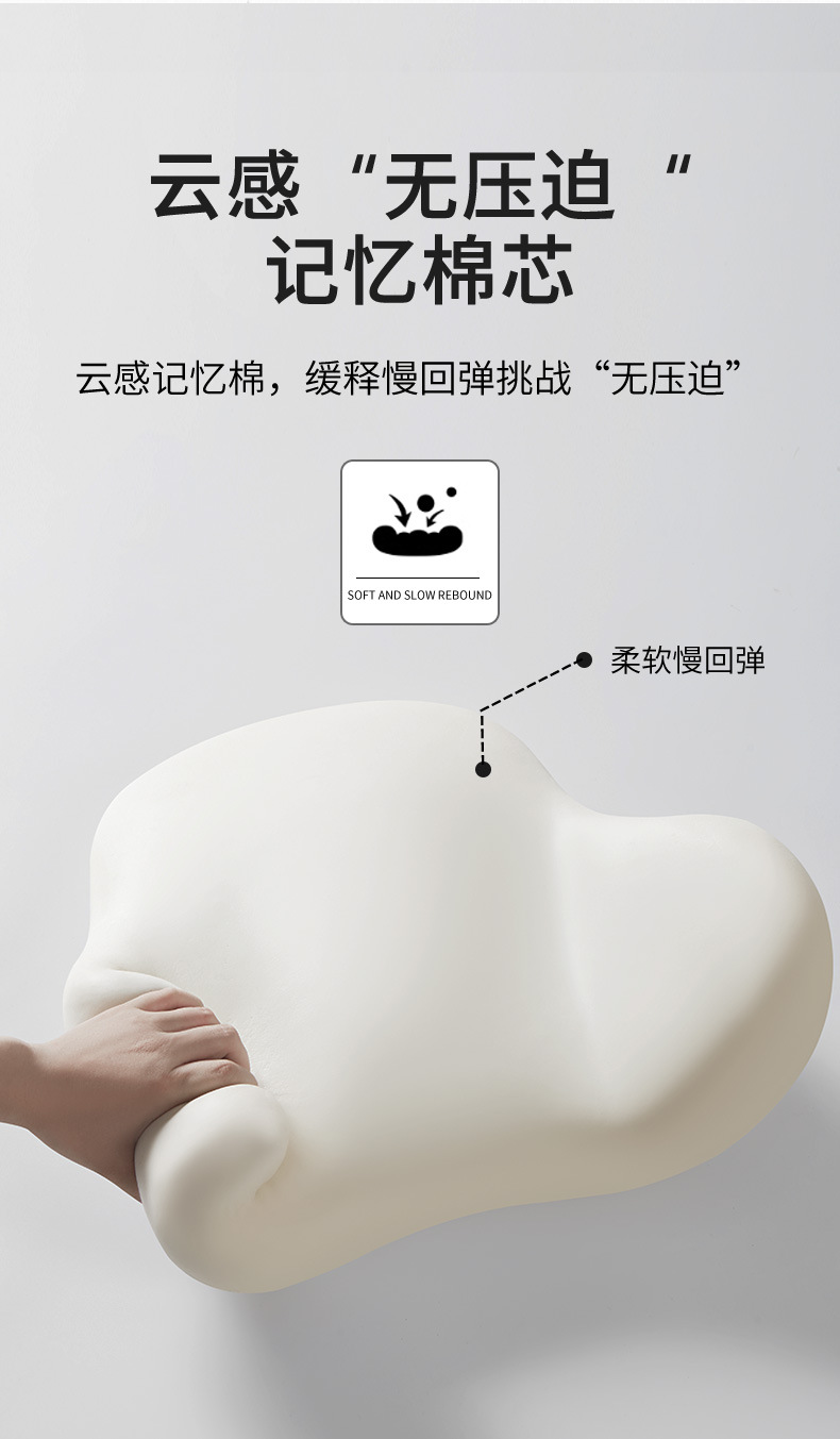 Car Electric Massage Back Cushion Memory Foam Back Cushion Waist Support Chair Waist Protection Sedentary Artifact Pillow