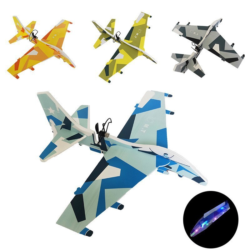 Electric foam fighter (luminescent/random color) 1 aircraft