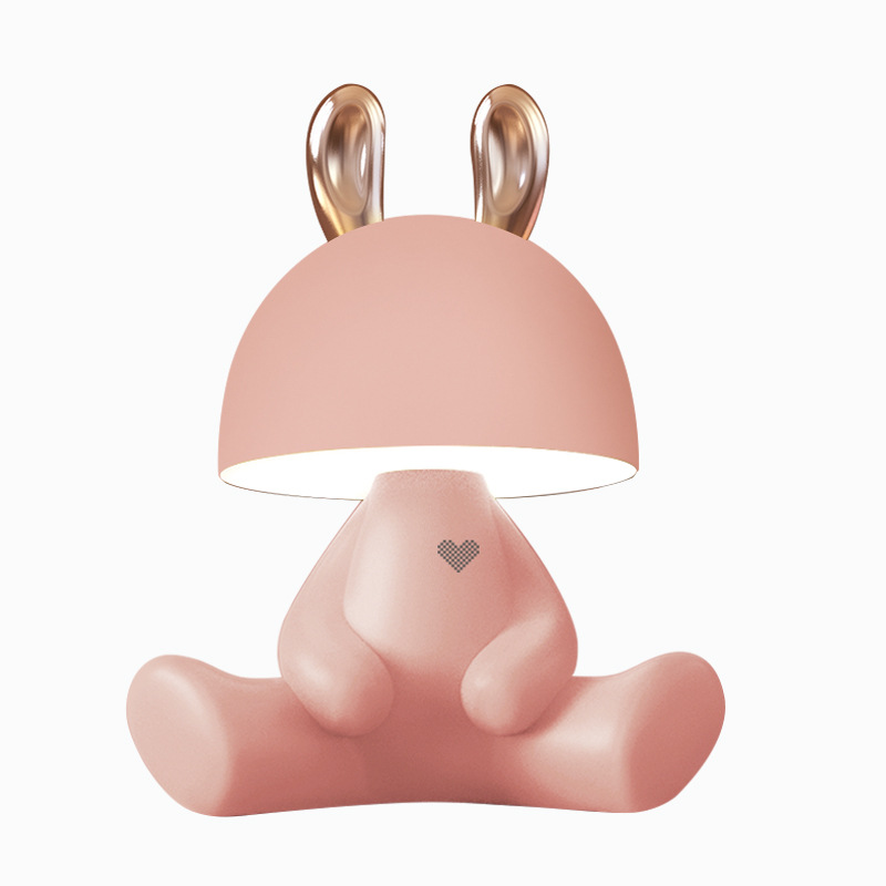 Lámpara de escritorio de protección de ojos LED recargable para regalo de cumpleaños para la novia para la novia para la novia para la luz de la noche (sin Bluetooth)