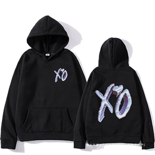 2025新款独立站外贸The Weeknd Dawn Fm 双面印花连帽衫男女卫衣